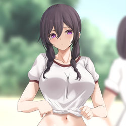 This is a pixiv picture whose title is 成長期の委員長.