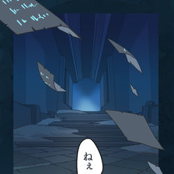 This is a pixiv picture whose title is 光の伽藍は眠る。.