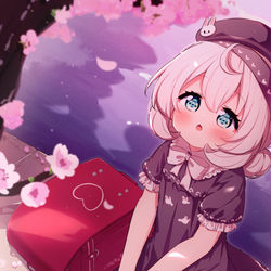 This is a pixiv picture whose title is 🌸.