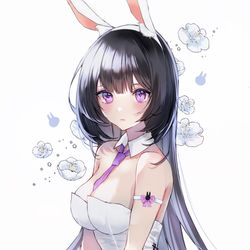This is a pixiv picture whose title is ホワイトバニーちゃん.