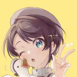 This is a pixiv picture whose title is ✌.