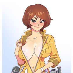 This is a pixiv picture whose title is April is pretty hot this year.
