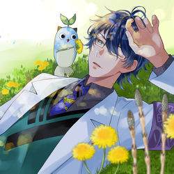 This is a pixiv picture whose title is お昼寝.