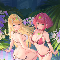 This is a pixiv picture whose title is 乐园秘密水池.