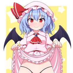 This is a pixiv picture whose title is たくし上げレミリア.