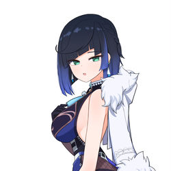 This is a pixiv picture whose title is yelan.
