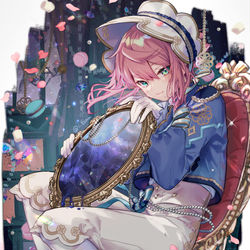 This is a pixiv picture whose title is 桃李君.