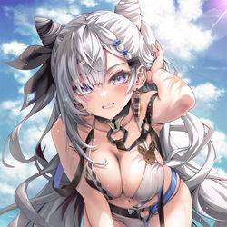 This is a pixiv picture whose title is 水着ベスティア・ゼータさん.