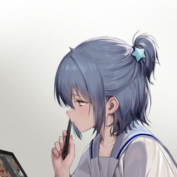 This is a pixiv picture whose title is ひみつの授業.