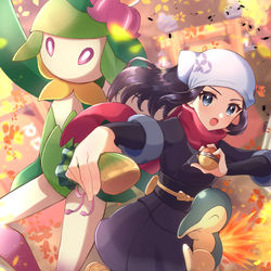 This is a pixiv picture whose title is VSヒスイドレディア.