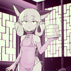 This is a pixiv picture whose title is 高収入バイト.