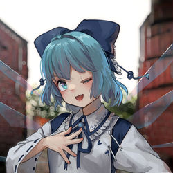This is a pixiv picture whose title is サクカ子コスチルノ.