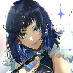 This is a pixiv picture whose title is 夜蘭さん.