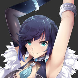This is a pixiv picture whose title is Yelan.