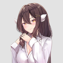 This is a pixiv picture whose title is ギャル三笠.