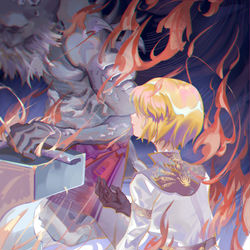 This is a pixiv picture whose title is 铁匠 小红帽.