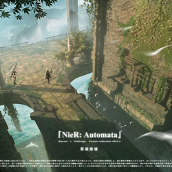 This is a pixiv picture whose title is NieR: Automata_云端废墟.