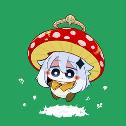 This is a pixiv picture whose title is キノコになっちゃったぞ…🍄.