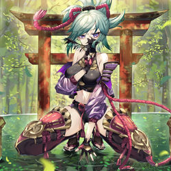This is a pixiv picture whose title is 原神久岐忍.