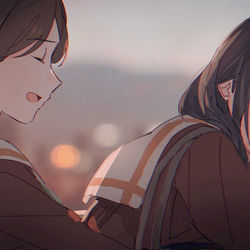 This is a pixiv picture whose title is あすはる.