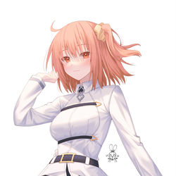 This is a pixiv picture whose title is 藤丸立香.