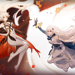 This is a pixiv picture whose title is 天理の調停者 ❈ パイモン.