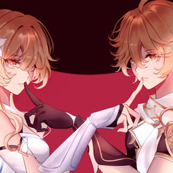 This is a pixiv picture whose title is アイデンティティ / Identity.