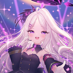 This is a pixiv picture whose title is そらさきひな（あいどる）💜🐣💜.