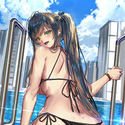 This is a pixiv picture whose title is プール.