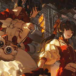 This is a pixiv picture whose title is 1995.