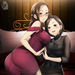 This is a pixiv picture whose title is 奥墨姉妹.