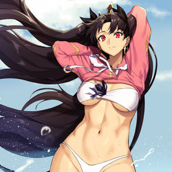 This is a pixiv picture whose title is イシュタル水着.