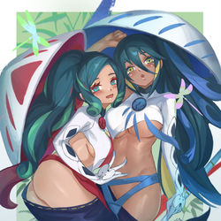 This is a pixiv picture whose title is Trưng sister - Nakayoshi Seiba.