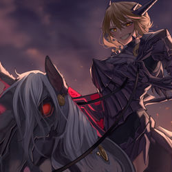 This is a pixiv picture whose title is アルトリア・ペンドラゴン〔オルタ〕.