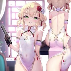 This is a pixiv picture whose title is チャイナ桃華.
