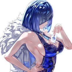 This is a pixiv picture whose title is 夜蘭３.