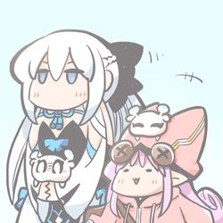This is a pixiv picture whose title is 職人気質の友人を持って苦労する女王陛下の図。.