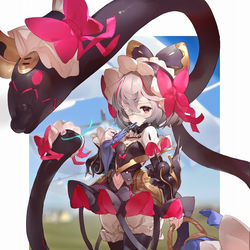This is a pixiv picture whose title is モンスター娘TD.