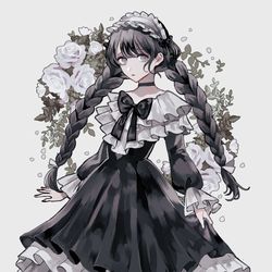 This is a pixiv picture whose title is 🎀.
