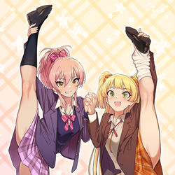 This is a pixiv picture whose title is 💖城ヶ崎姉妹💛.