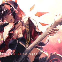 This is a pixiv picture whose title is 【skeb】ライブ中！.