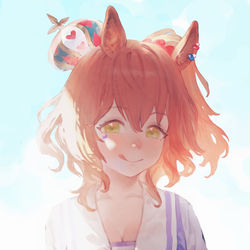 This is a pixiv picture whose title is 👀.