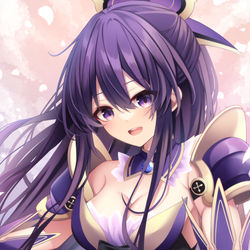 This is a pixiv picture whose title is 夜刀神十香.