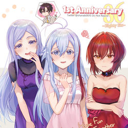 This is a pixiv picture whose title is イベント記念女性陣.