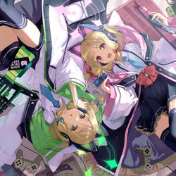 This is a pixiv picture whose title is モモミド.