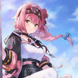This is a pixiv picture whose title is 澄閃.