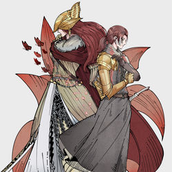 This is a pixiv picture whose title is Malenia & Millicent.