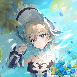 This is a pixiv picture whose title is 水.