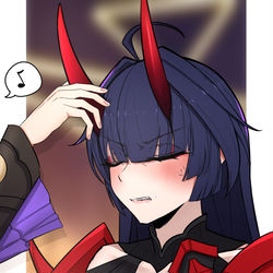 This is a pixiv picture whose title is 角.
