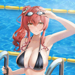 This is a pixiv picture whose title is ザラ水着.